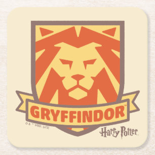 HARRY POTTER™ Summer Magic GRYFFINDOR™ Crest Square Paper Coaster