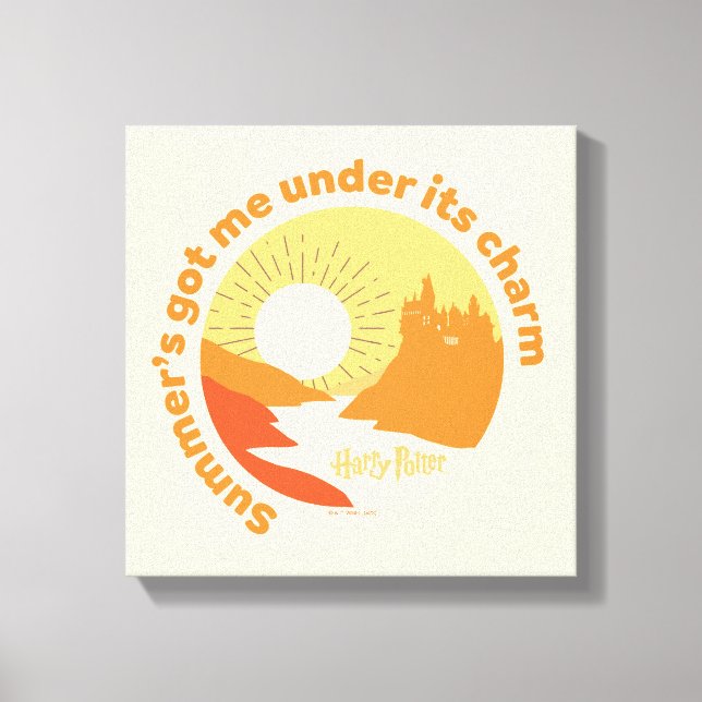 HARRY POTTER™ | Summer Magic HOGWARTS™ Castle Canvas Print (Front)