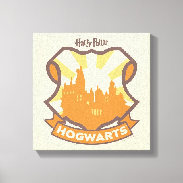 HARRY POTTER™ | Summer Magic HOGWARTS™ Crest Canvas Print (Front)