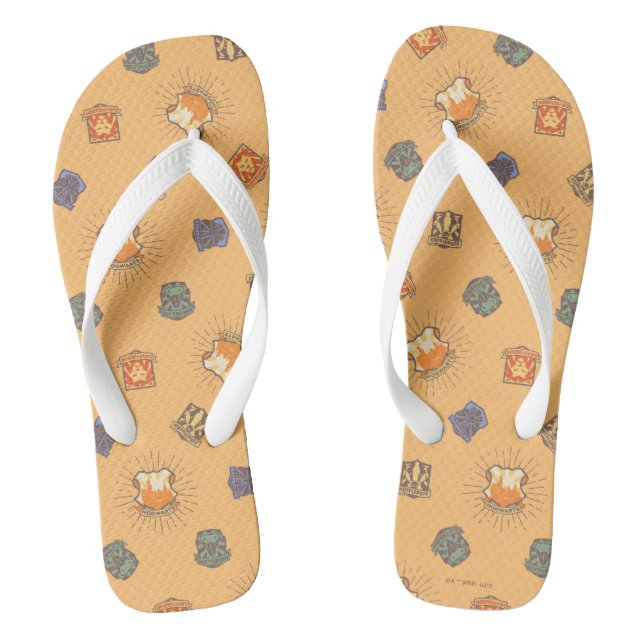 HARRY POTTER™ | Summer Magic HOGWARTS™ Pattern Flip Flops (Footbed)