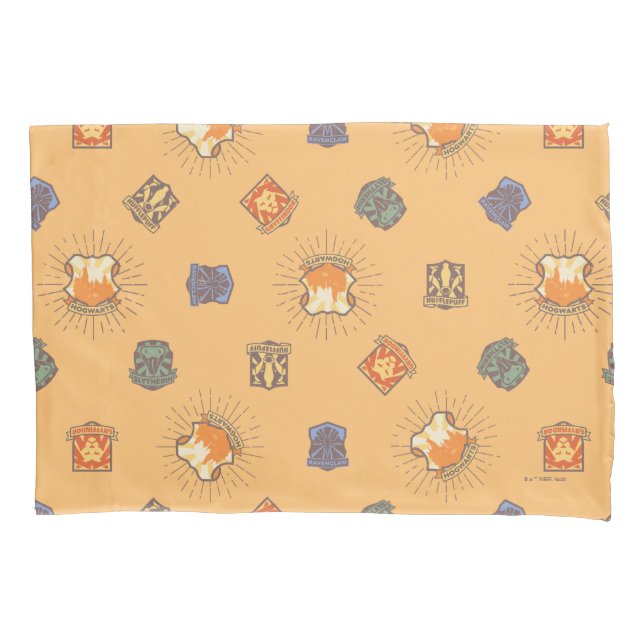 HARRY POTTER™ | Summer Magic HOGWARTS™ Pattern Pillowcase (Front)