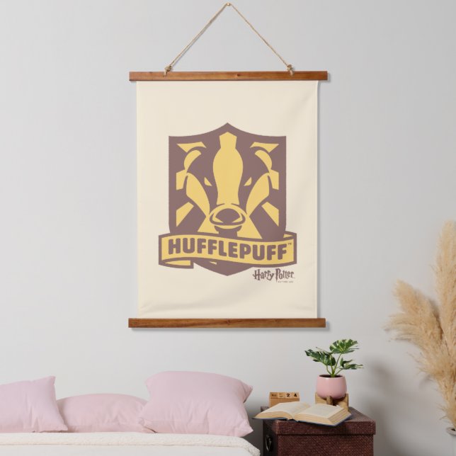 HARRY POTTER™ | Summer Magic HUFFLEPUFF™ Crest Hanging Tapestry (Bedroom)