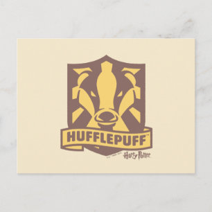 HARRY POTTER™   Summer Magic HUFFLEPUFF™ Crest Postcard
