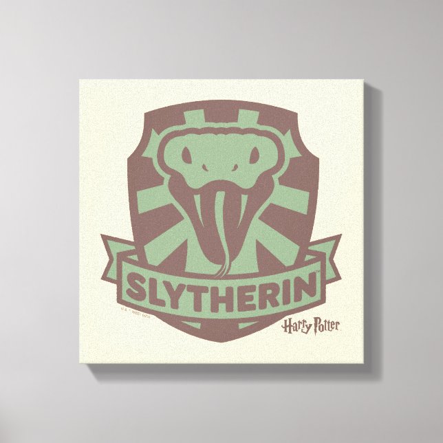 HARRY POTTER™ | Summer Magic SLYTHERIN™ Crest Canvas Print (Front)