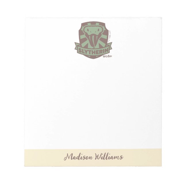 HARRY POTTER™ | Summer Magic SLYTHERIN™ Crest Notepad (Front)