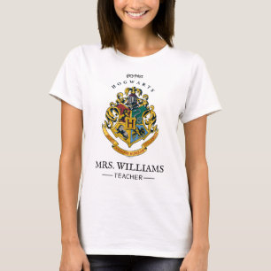 Harry Potter Teacher   Hogwarts Crest - Full Colou T-Shirt