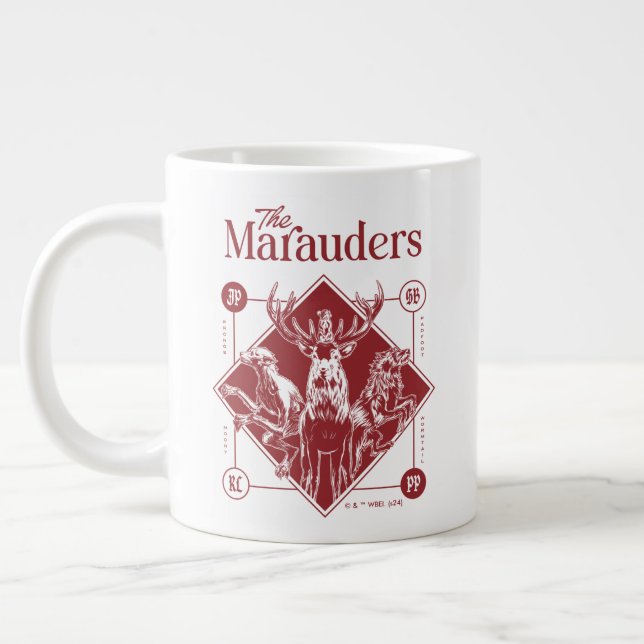 HARRY POTTER™ The Marauders Animagus Graphic Large Coffee Mug (Left)