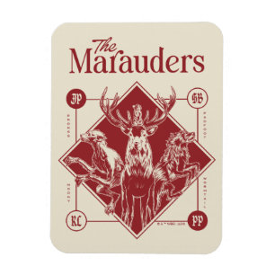 HARRY POTTER™ The Marauders Animagus Graphic Magnet