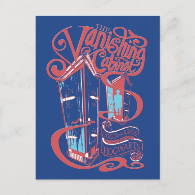 Harry Potter | The Vanishing Cabinet Postcard (Front)