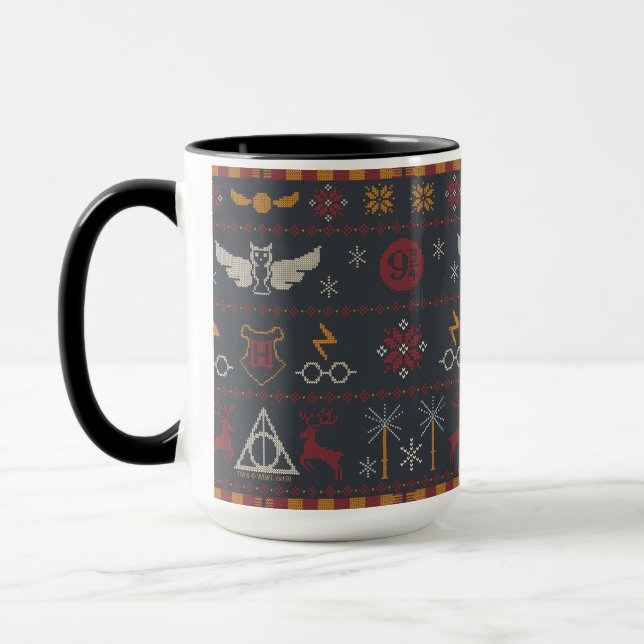 HARRY POTTER™ Themed Cross-Stitch Pattern Mug (Left)