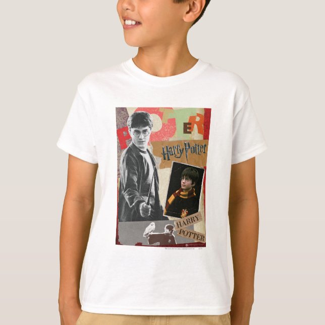 Harry Potter Then and Now T-Shirt (Front)