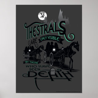 Harry Potter | Thestrals Typography Graphic Poster