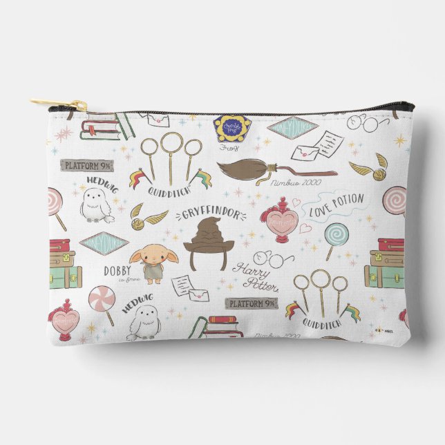 HARRY POTTER™ Tiny Magic Pattern Accessory Pouch (Front)