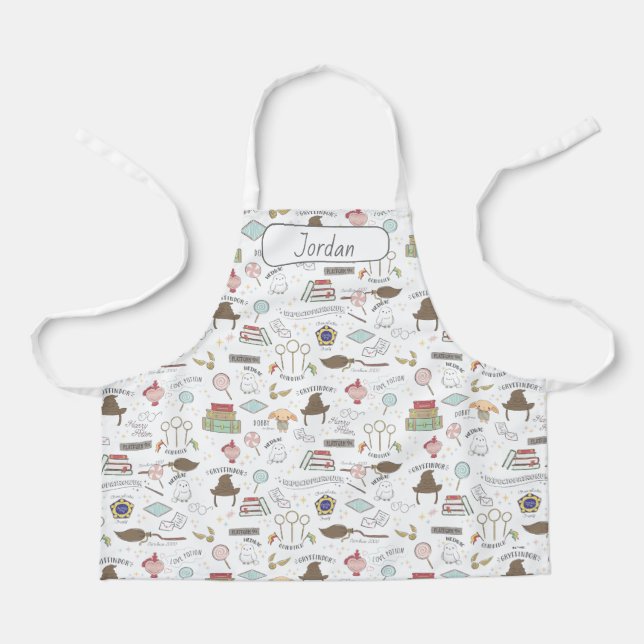 HARRY POTTER™ Tiny Magic Pattern Apron (Front)