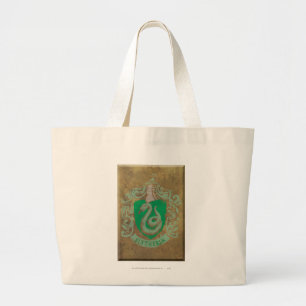 Harry Potter   Vintage Slytherin Large Tote Bag