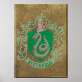 Harry Potter | Vintage Slytherin Poster