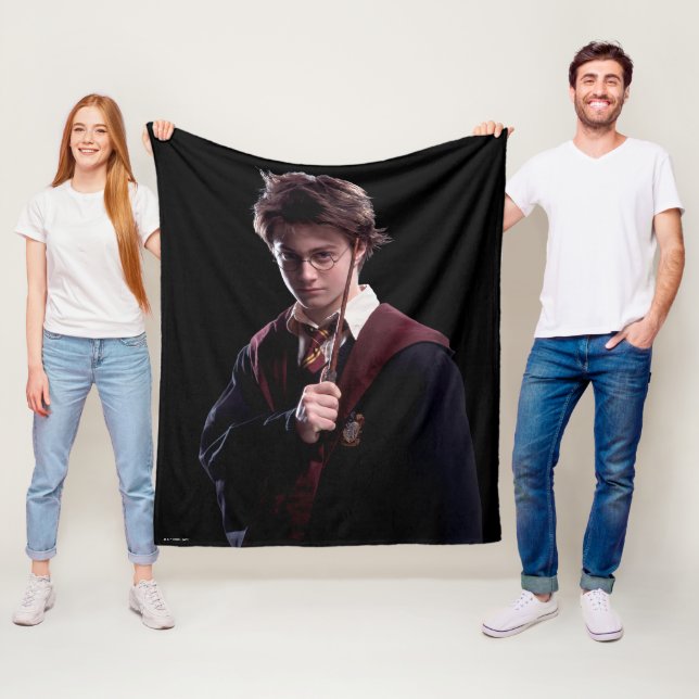 Harry Potter Wand Raised Fleece Blanket (In Situ)