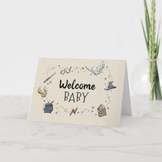 HARRY POTTER™ Welcome Baby Congratulations Card