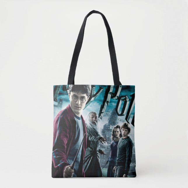Harry Potter With Dumbledore Ron and Hermione 1 Tote Bag (Front)