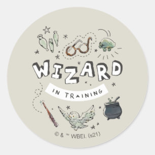 HARRY POTTER™   Wizard in Training Classic Round Sticker