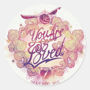 Harry Potter   You Are So Loved Classic Round Sticker