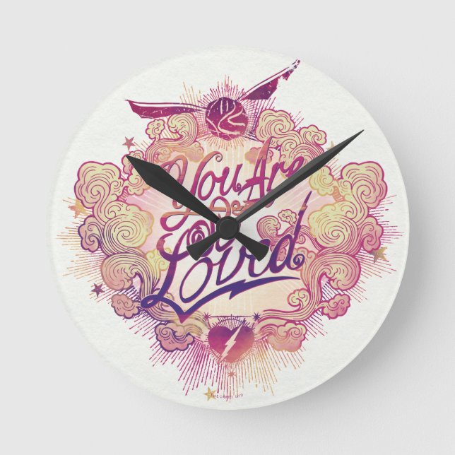 Harry Potter | You Are So Loved Round Clock (Front)