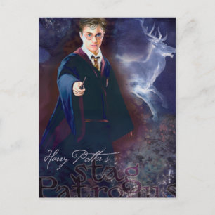 Harry Potter's Stag Patronus Postcard