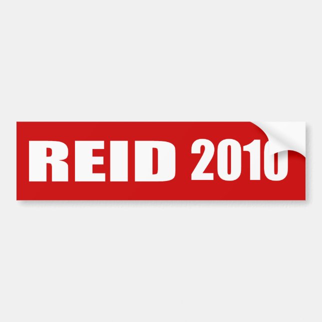 HARRY REID Election Gear Bumper Sticker (Front)