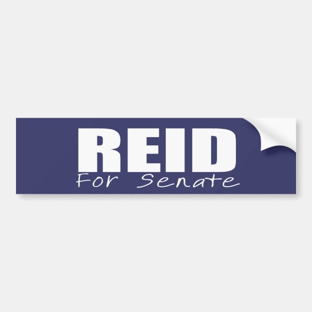 HARRY REID Election Gear Bumper Sticker (Front)