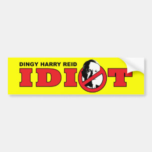 Harry Reid is an Idiot Bumper Sticker
