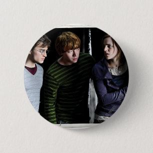 Harry, Ron, and Hermione 4 6 Cm Round Badge