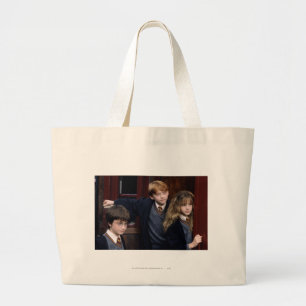 Harry, Ron, and Hermione Large Tote Bag