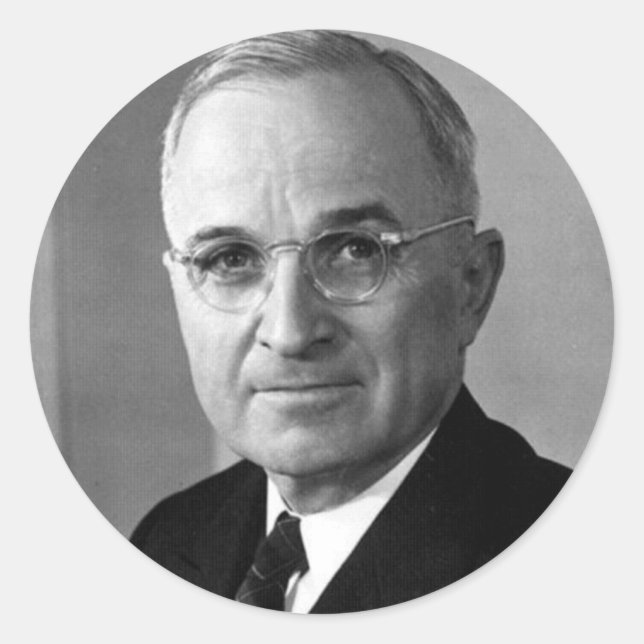 Harry S. Truman 33 Classic Round Sticker (Front)