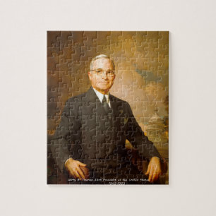 Harry S. Truman 33rd President Jigsaw Puzzle