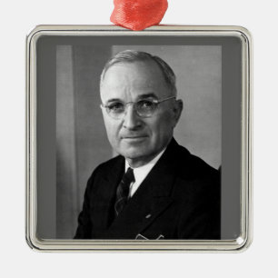 Harry S. Truman 33rd President Metal Tree Decoration
