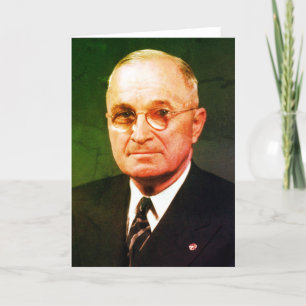 Harry S. Truman, 33rd US President, Dem Politician Thank You Card