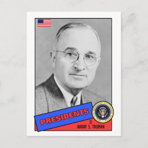 Harry S. Truman Baseball Card