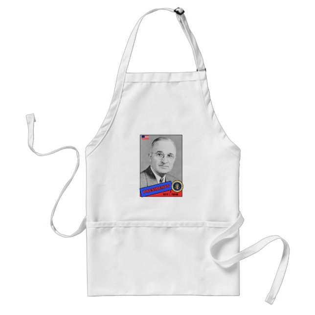 Harry S. Truman Baseball Card Standard Apron (Front)