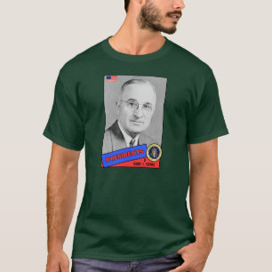 Harry S. Truman Baseball Card T-Shirt