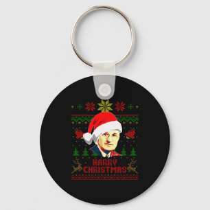 Harry S Truman Funny Christmas  Key Ring