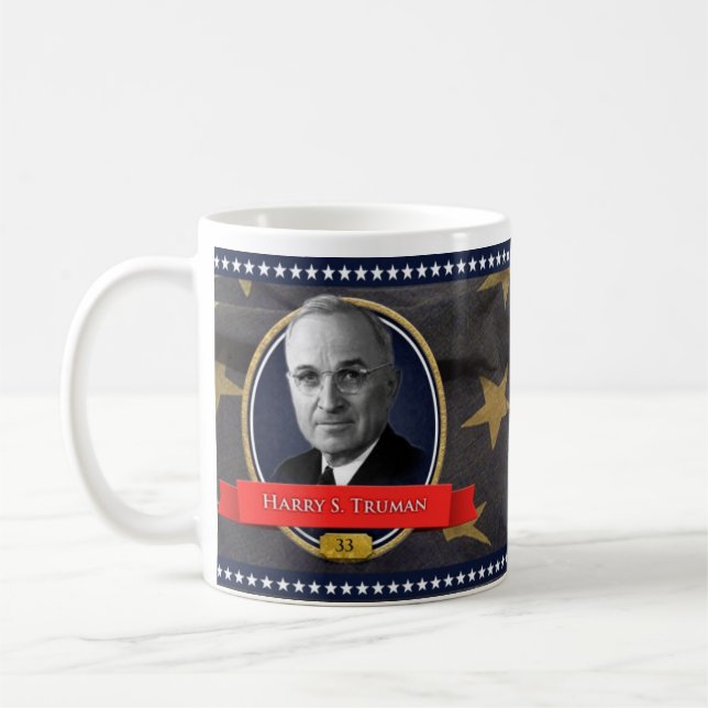 Harry S. Truman Historical Mug (Left)