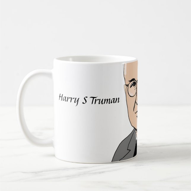 Harry S Truman - The Buck Stops Here!  Coffee Mug (Left)