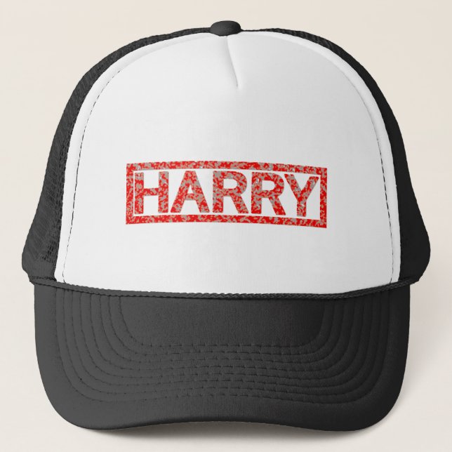 Harry Stamp Trucker Hat (Front)