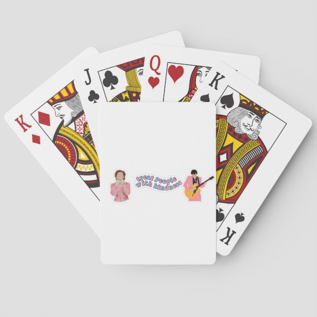 Harry Styles poker cards (Back)