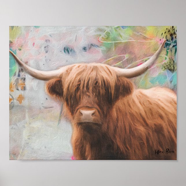 Harry the Highland Cow Print (Front)