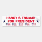 Harry Truman for President Sticker