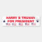 Harry Truman for President Sticker