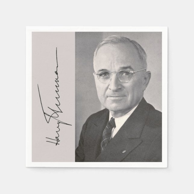 Harry Truman Napkin (Front)