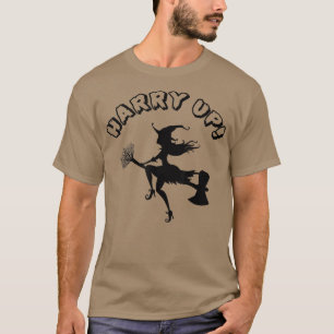 Harry Up Women Witch Ride Tree Root Ae T-Shirt