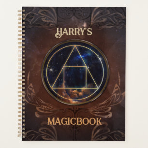 Harry's magicbook fantasy mediaeval vintage planner